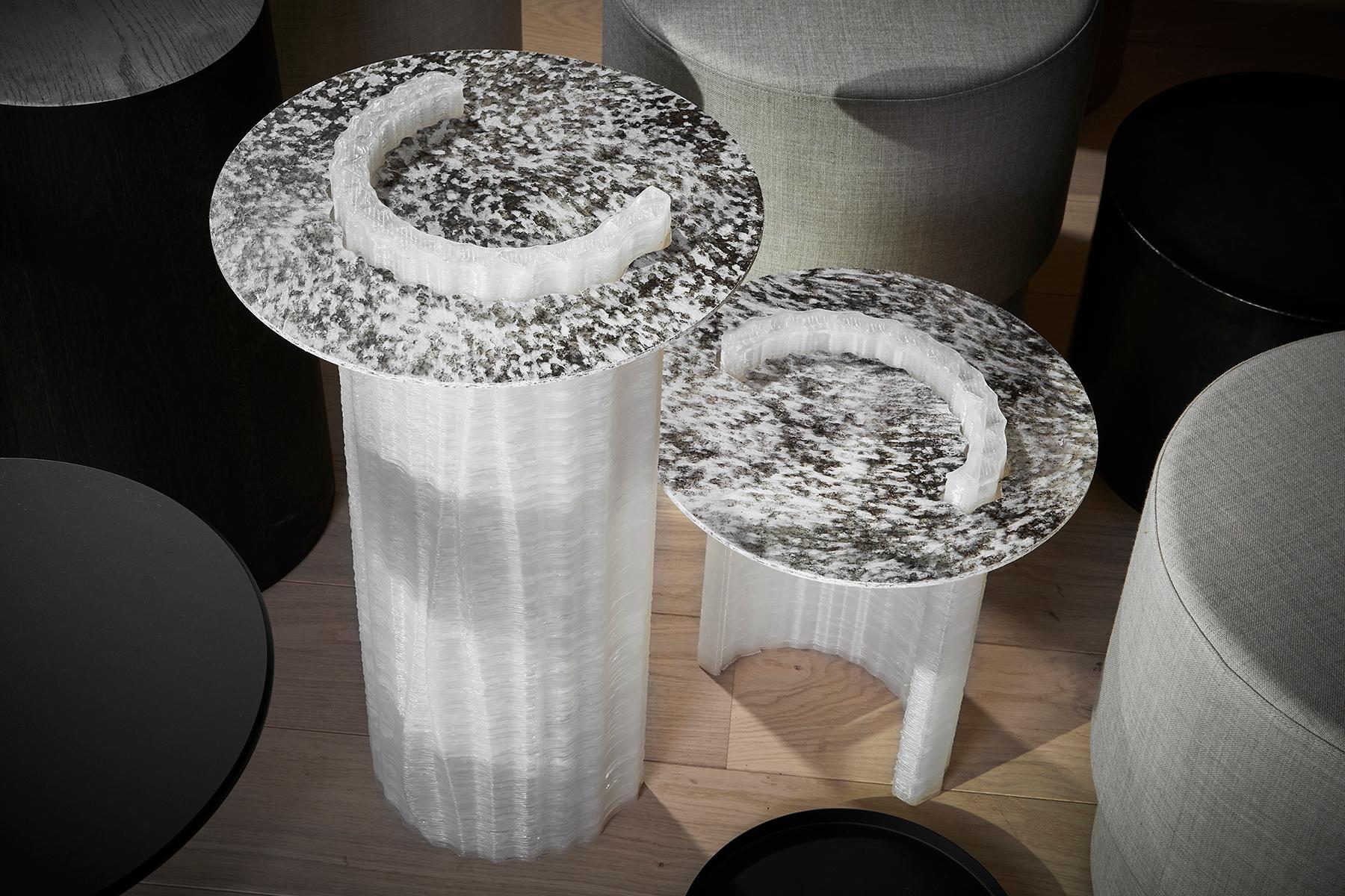 European Kofika, 3D Printed Coffee Table Made from Sugar, Milk, and Coffee Waste For Sale
