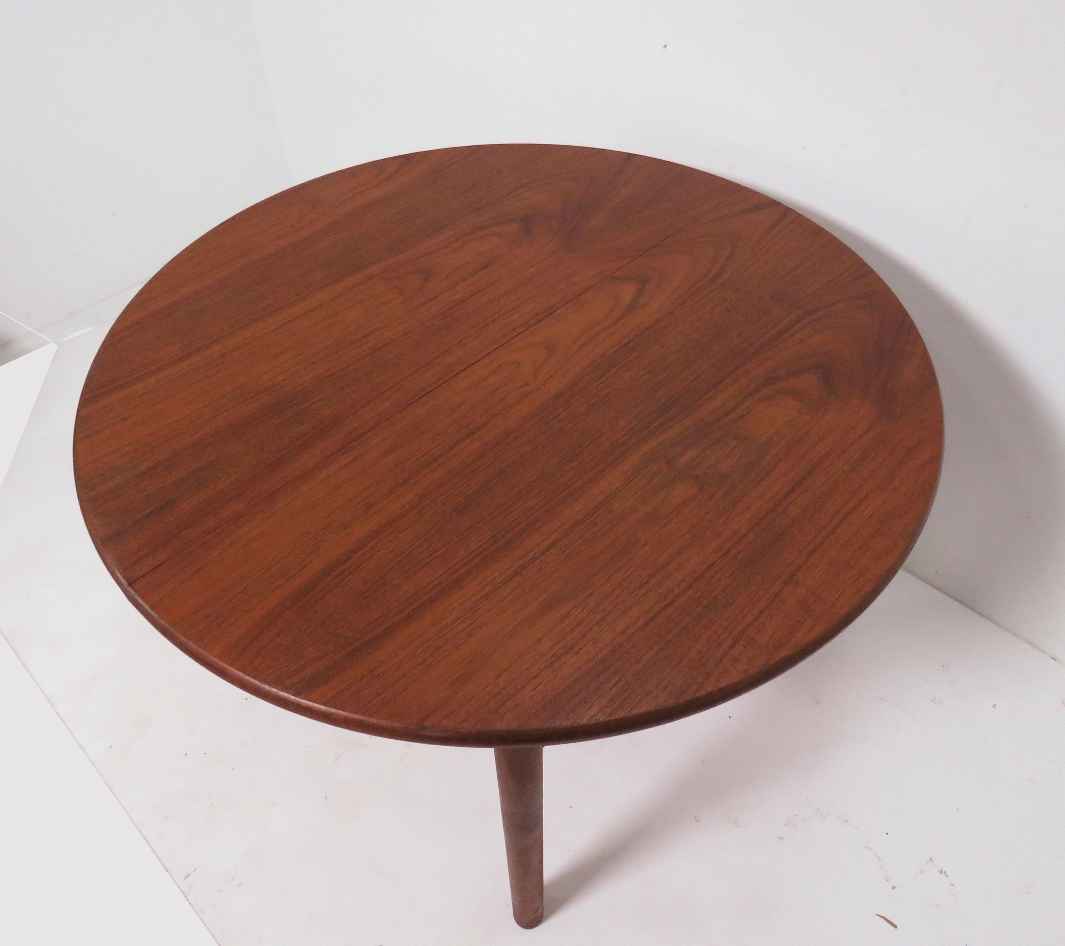 Mid-20th Century Kofod-Larsen Danish Teak and Padouk Dining Table with Butterfly Leaf