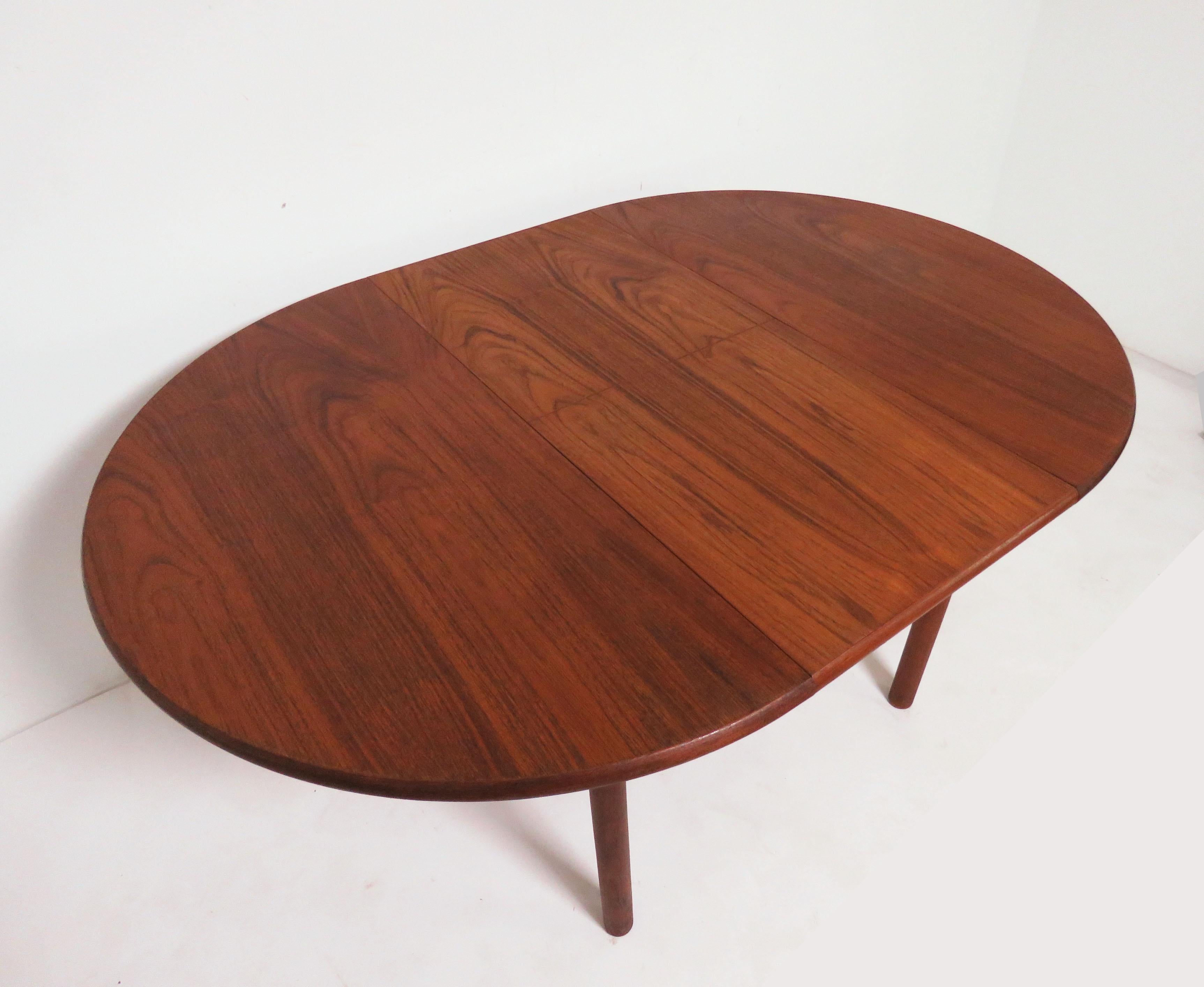 Kofod-Larsen Danish Teak and Padouk Dining Table with Butterfly Leaf 1