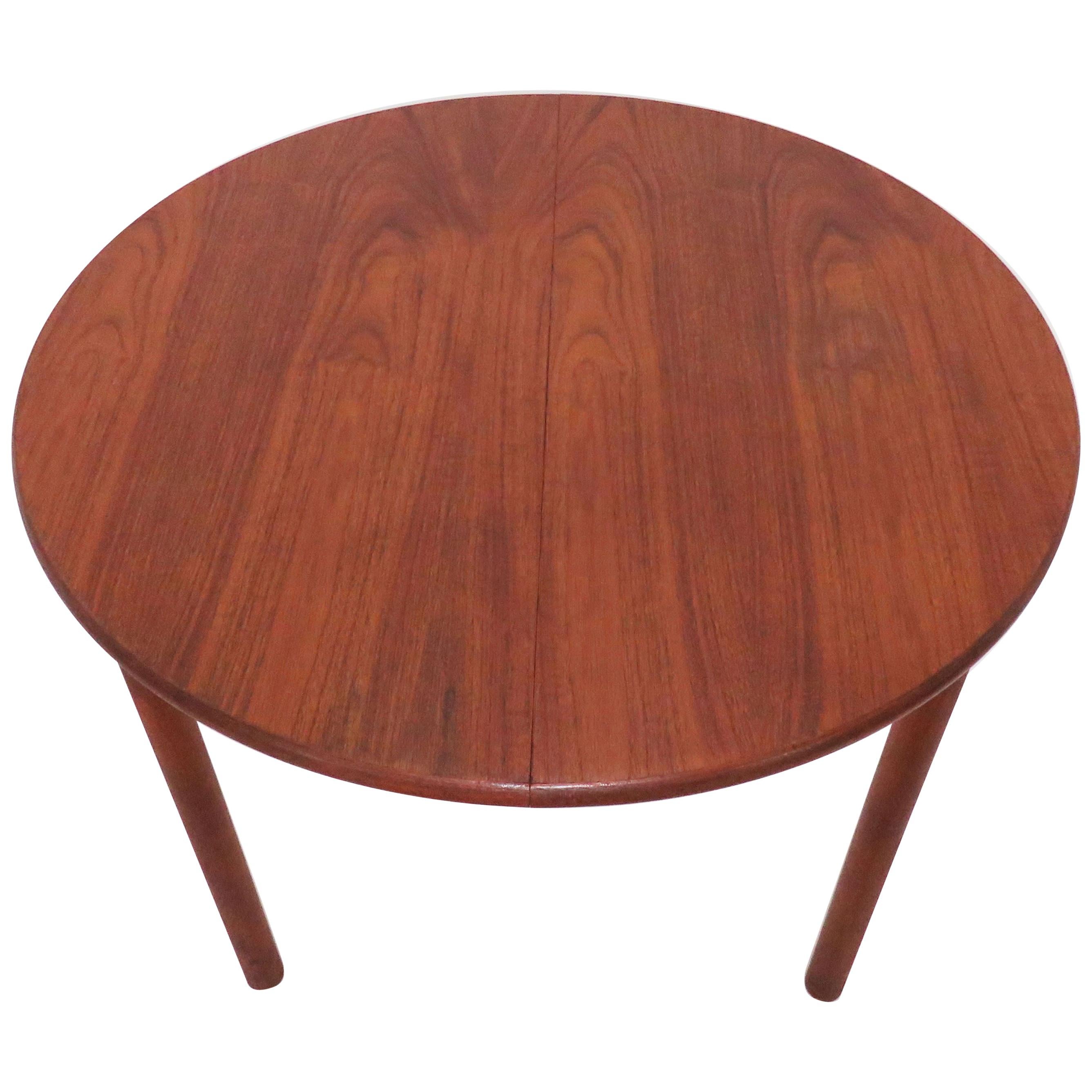 Kofod-Larsen Danish Teak and Padouk Dining Table with Butterfly Leaf
