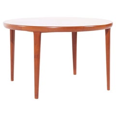 SOLD 05/27/25Kofod Larsen Faarup MCM Danish Teak Expanding Dining Table 2 Leaves