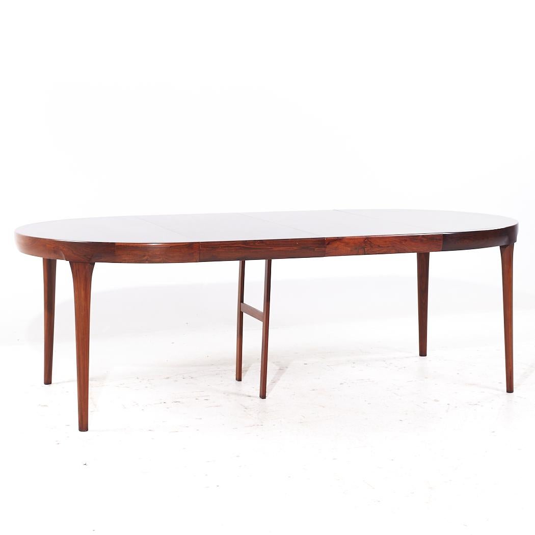 Kofod Larsen for Faarup Mobelfabrik MCM Danish Rosewood Expanding Dining Table 5