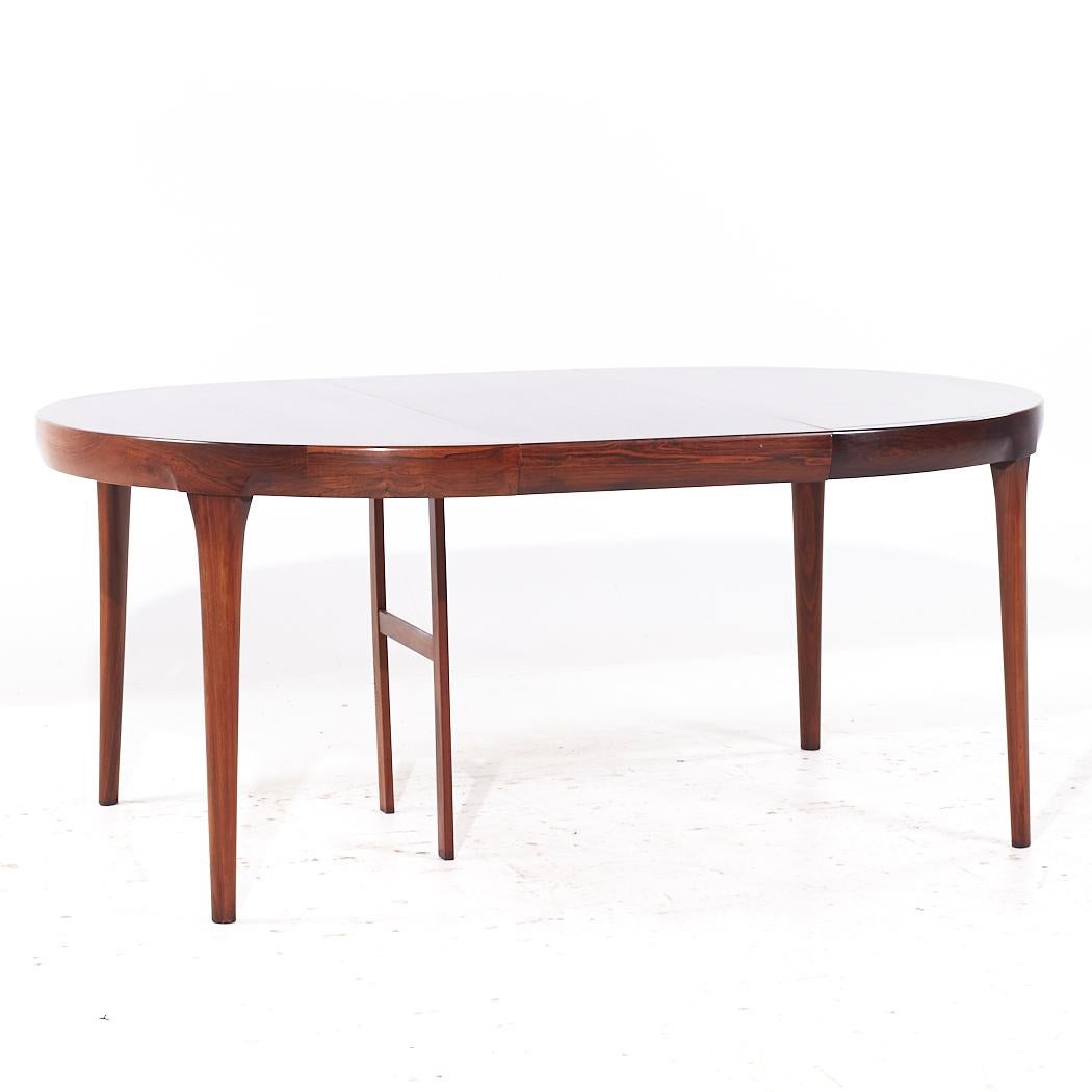 Kofod Larsen for Faarup Mobelfabrik MCM Danish Rosewood Expanding Dining Table 2