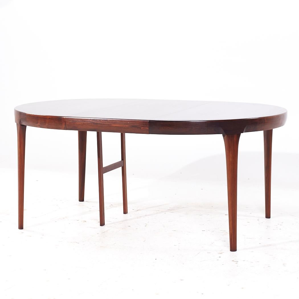 Kofod Larsen for Faarup Mobelfabrik MCM Danish Rosewood Expanding Dining Table 4