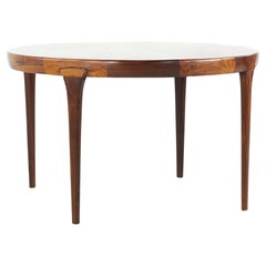 Kofod Larsen for Faarup Mobelfabrik Mcm Rosewood Dining Table with 2 Leaves