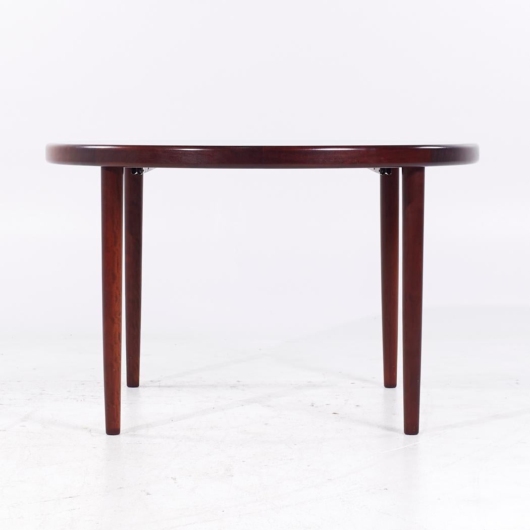 Late 20th Century Kofod Larsen for Faarup Mobelfabrik Mid Century Danish Rosewood Expanding Dining For Sale