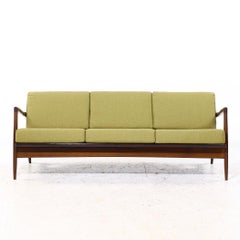 Kofod Larsen for Selig Mid Century Danish Walnut Sofa