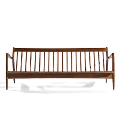Kofod Larsen for Selig Mid Century Danish Walnut Sofa