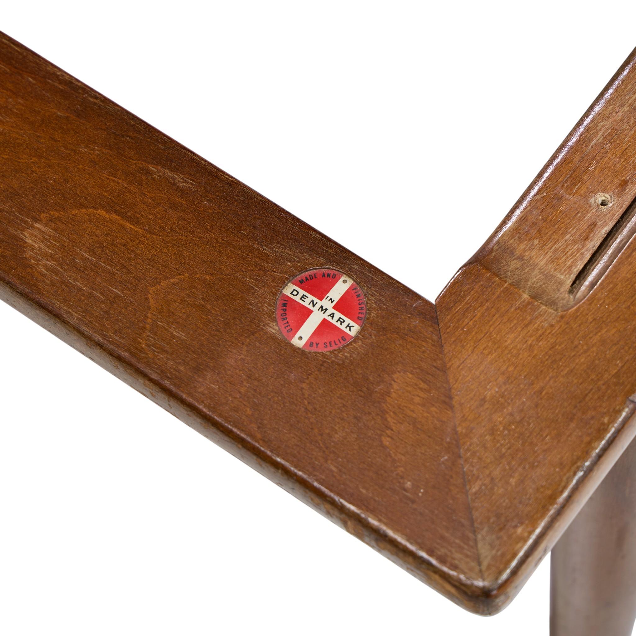 Sedia a sdraio in noce di metà secolo di Kofod Larsen per Selig in vendita 5