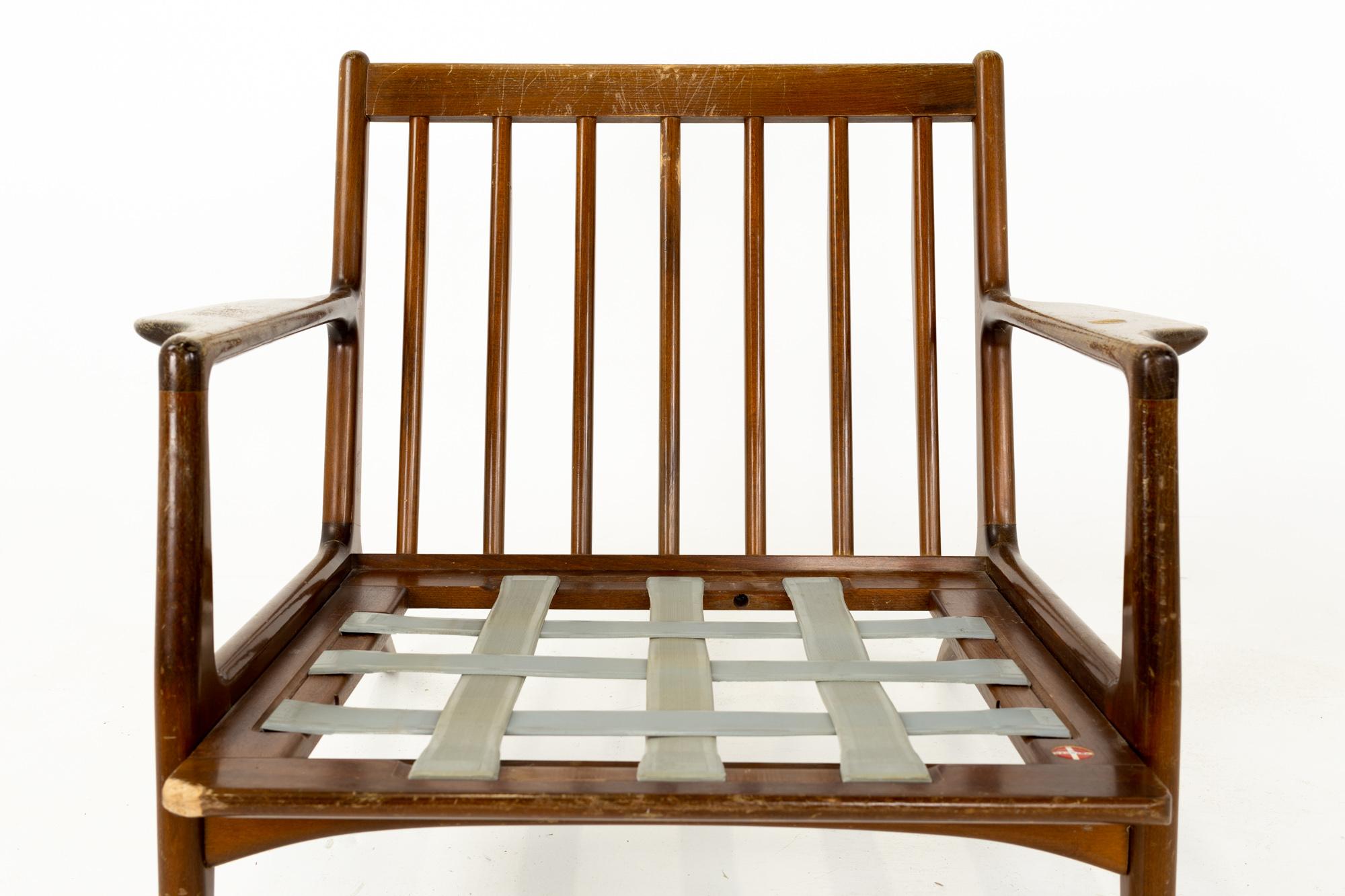 Kofod Larsen for Selig Mid Century Danish Lounge Chairs, Pair 2