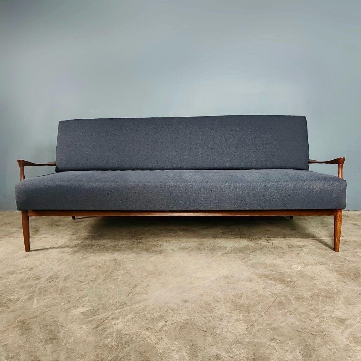 British Kofod Larsen G Plan Danish Range Afromosia 6249 Lounge Chair 6244 Sofa Bed Retro For Sale