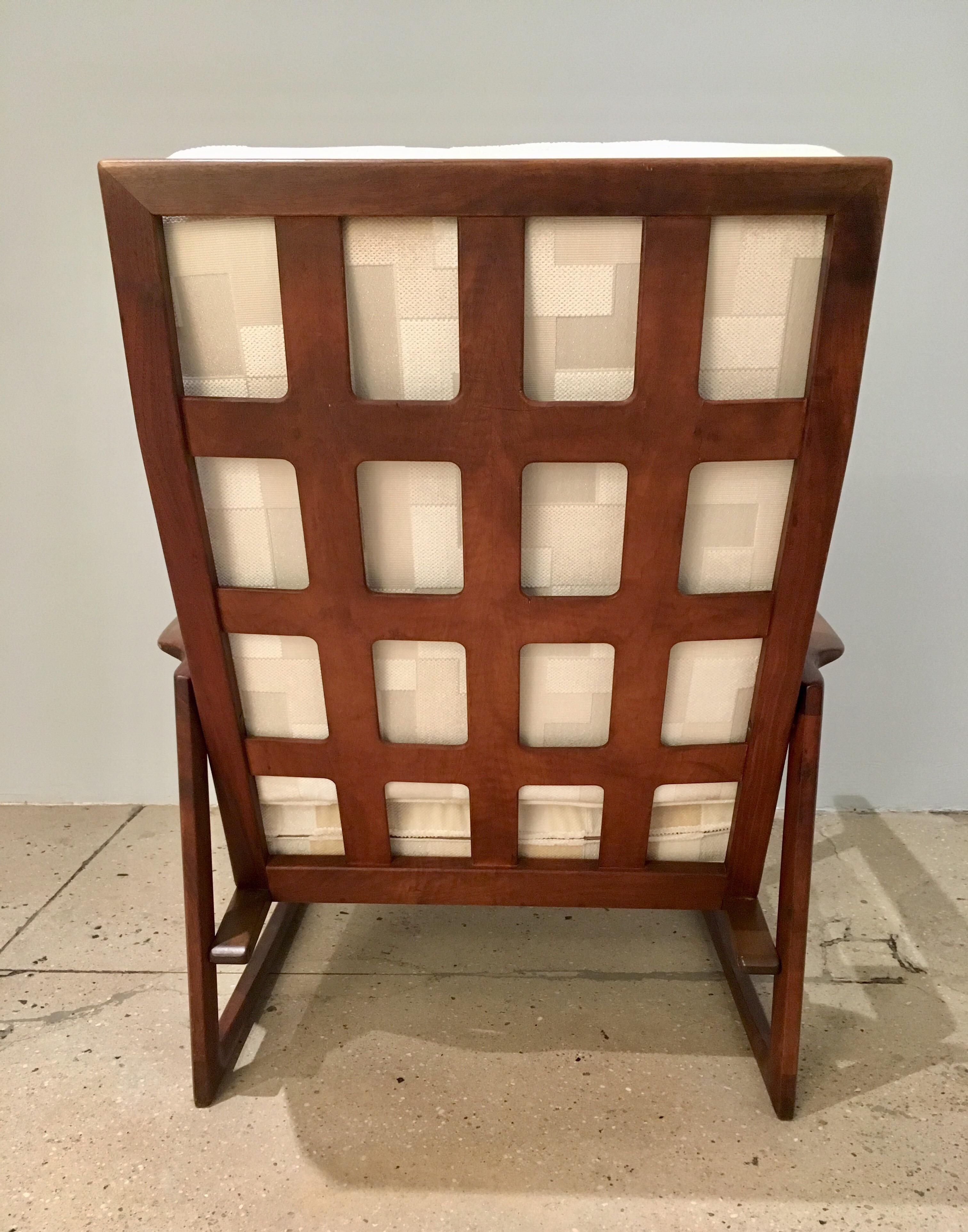 Fauteuil de salon à haut dossier Kofod Larsen danois, années 1960 Bon état - En vente à New York, NY