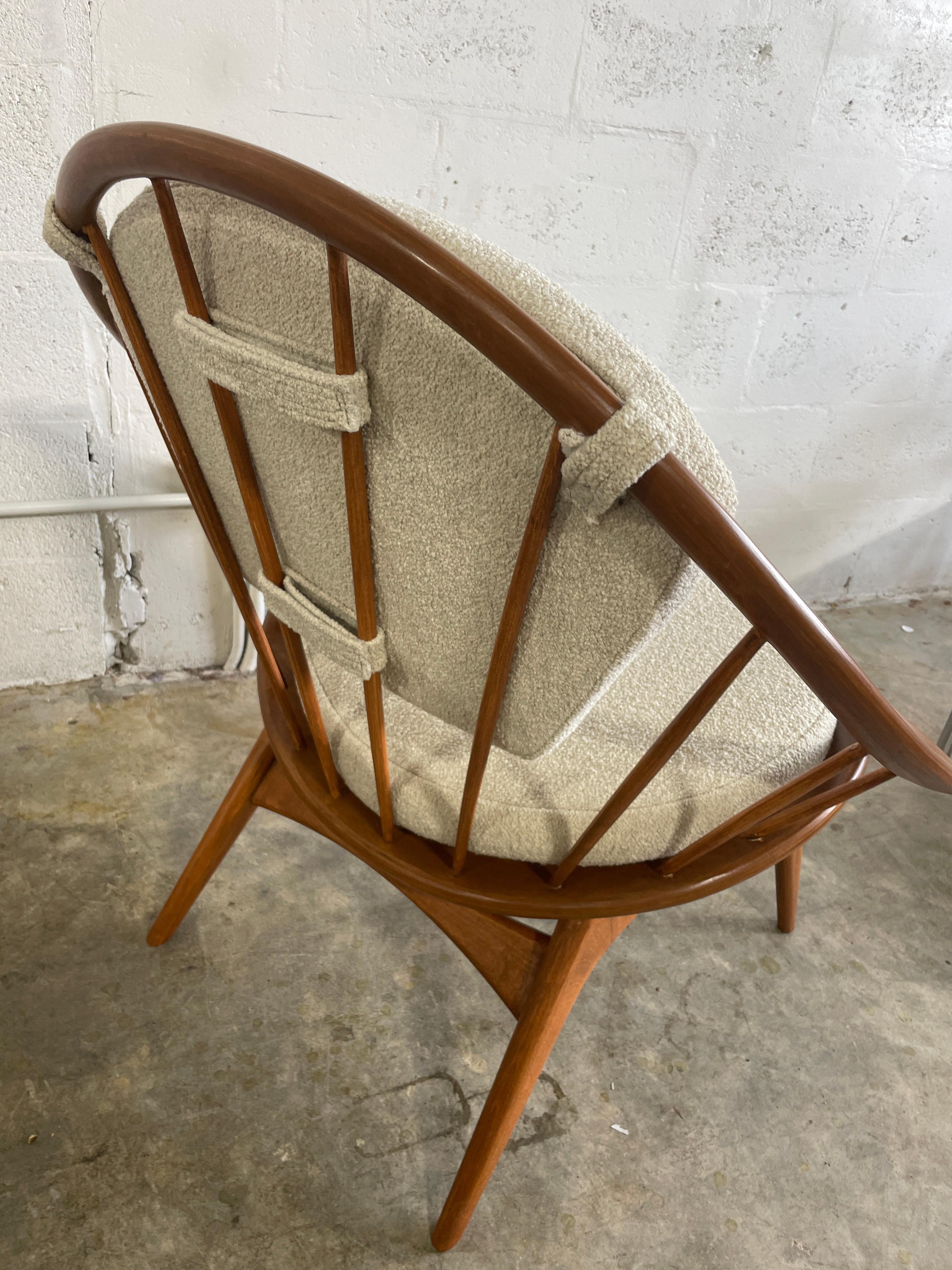 Mid-Century Modern Kofod Larsen “Hoop” Lounge Chair Mid Century Danish Modern