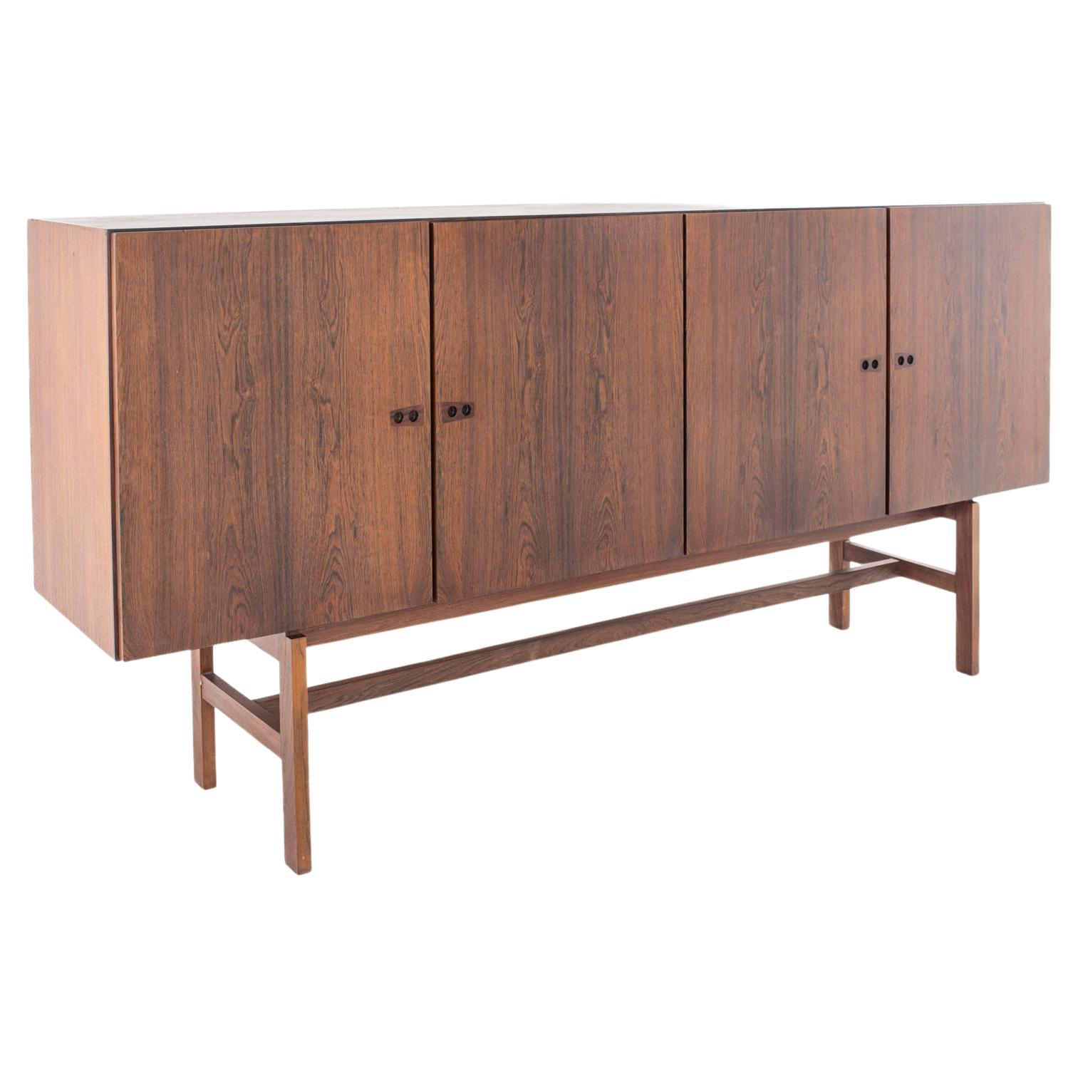 SOLD 05/02/23 Kofod Larsen Mid Century Brazilian Rosewood Sideboard Credenza