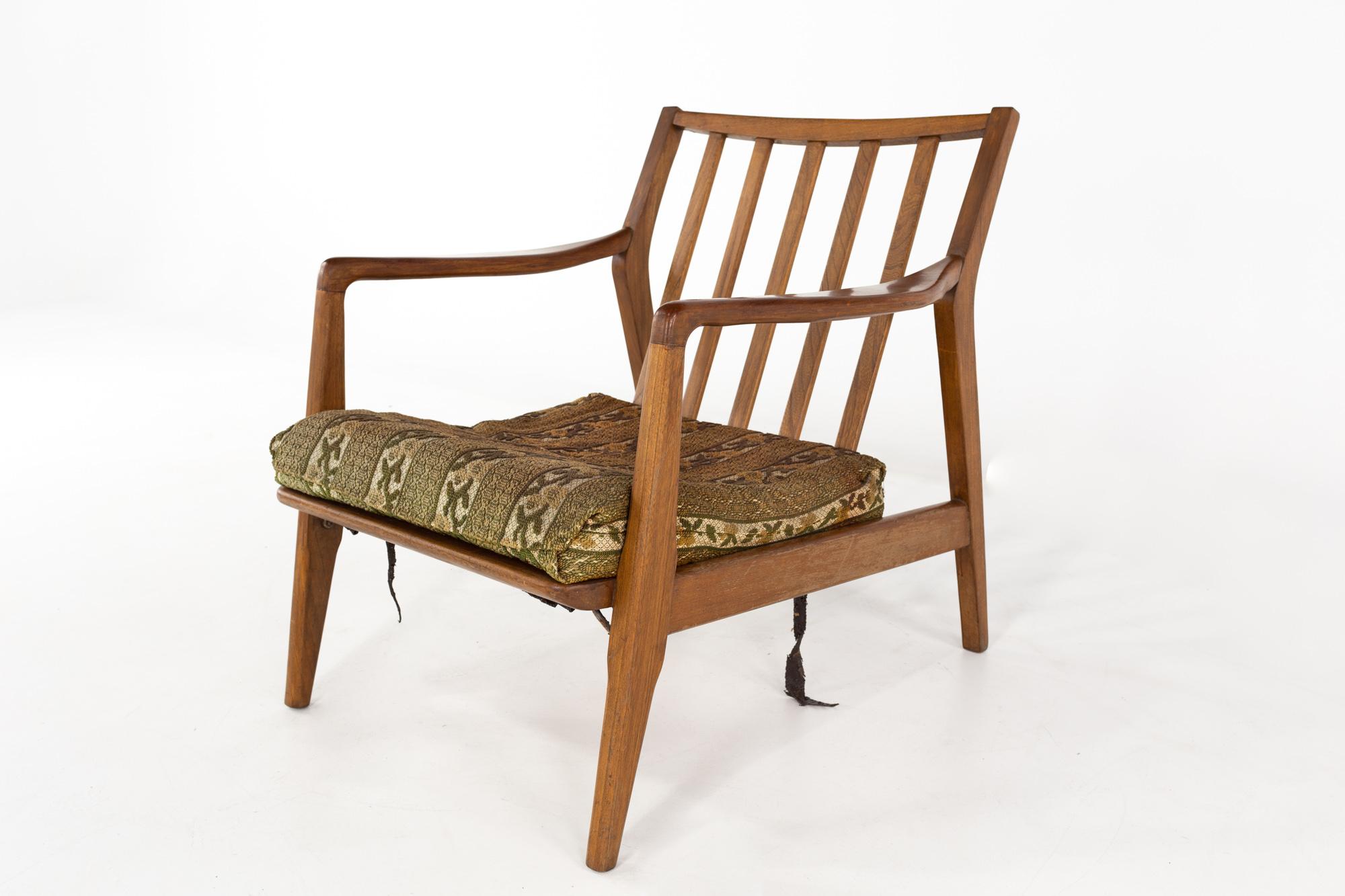 Mid-Century Modern Kofod Larsen Style Mid Century Danish Lounge Chair For Sale