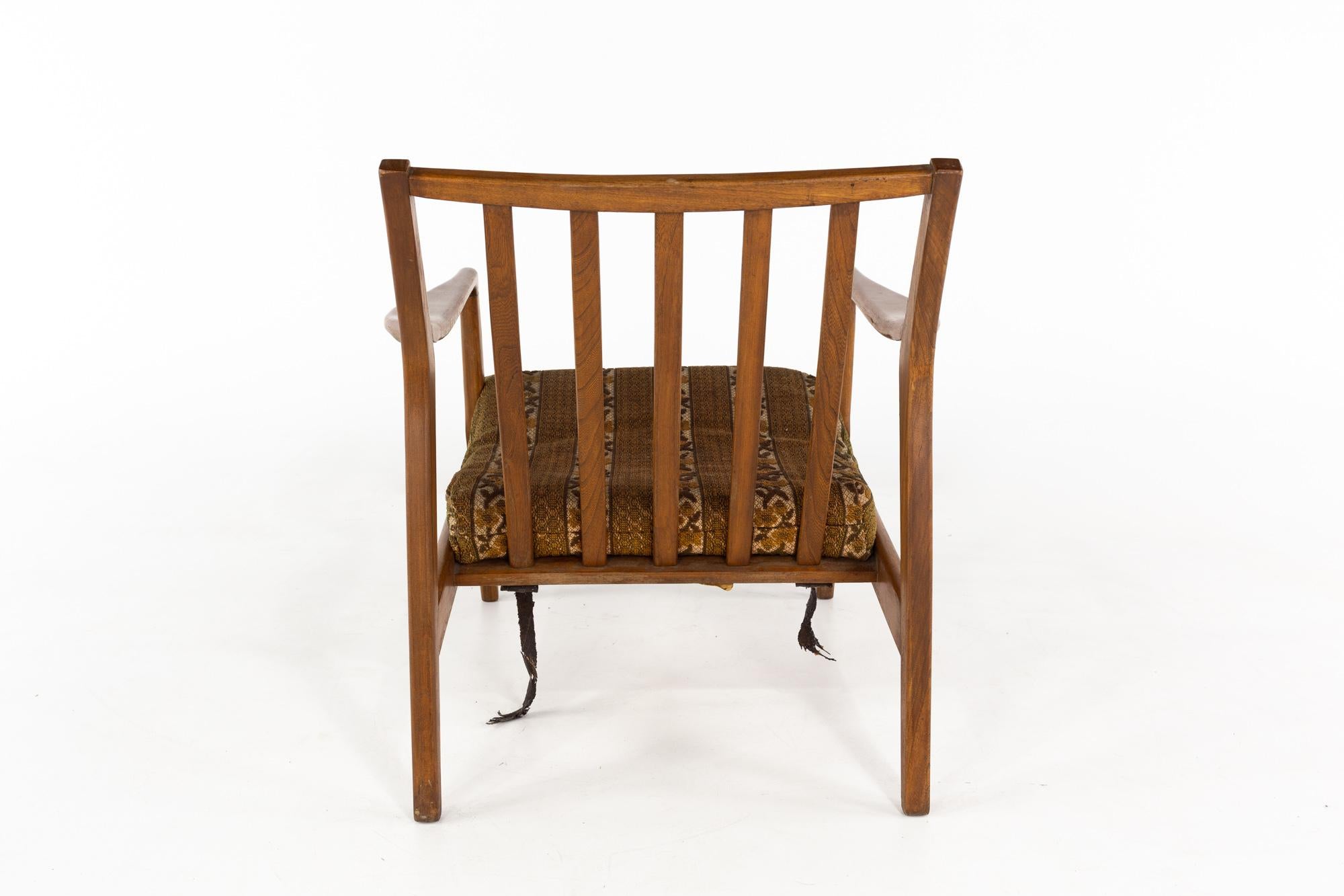 Kofod Larsen Style Mid Century Danish Lounge Chair For Sale 1