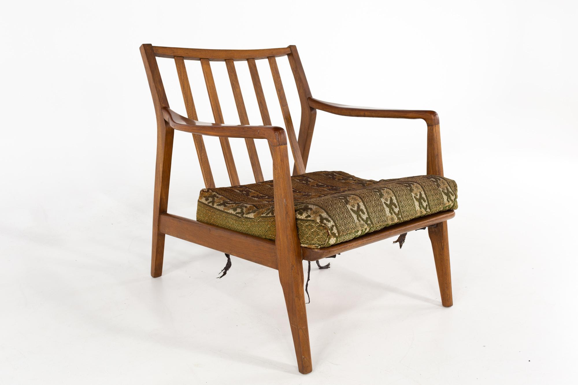 Kofod Larsen Style Mid Century Danish Lounge Chair For Sale 2
