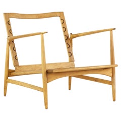 Kofod Larsen Mid Century Danish Walnut Lounge Chair Frame