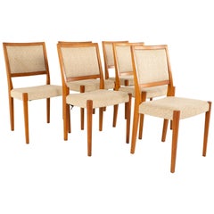 Kofod Larsen Style Mid Century Teak Dining Chairs - Set of 6 