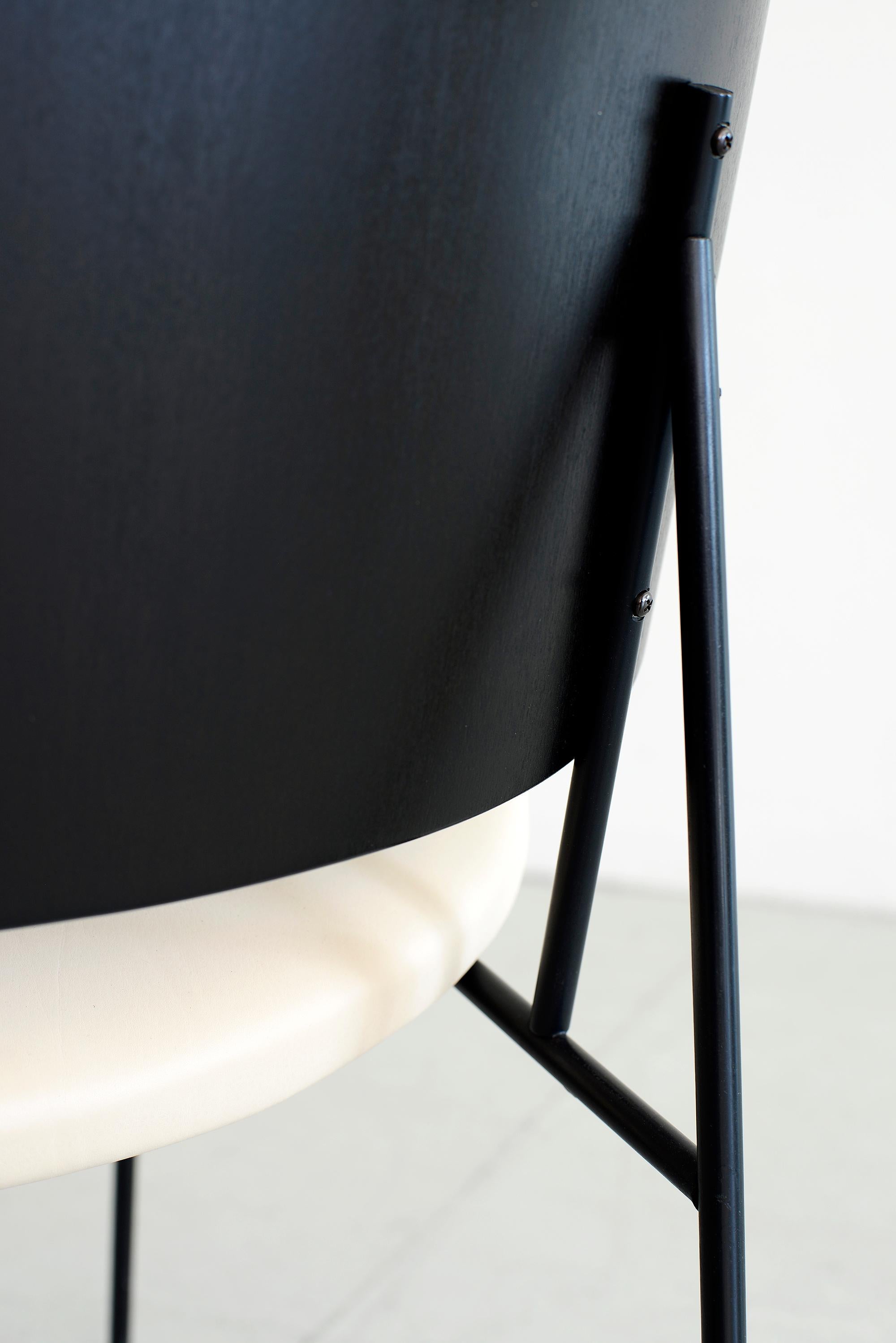 Leather Kofod Larsen Penguin Chairs
