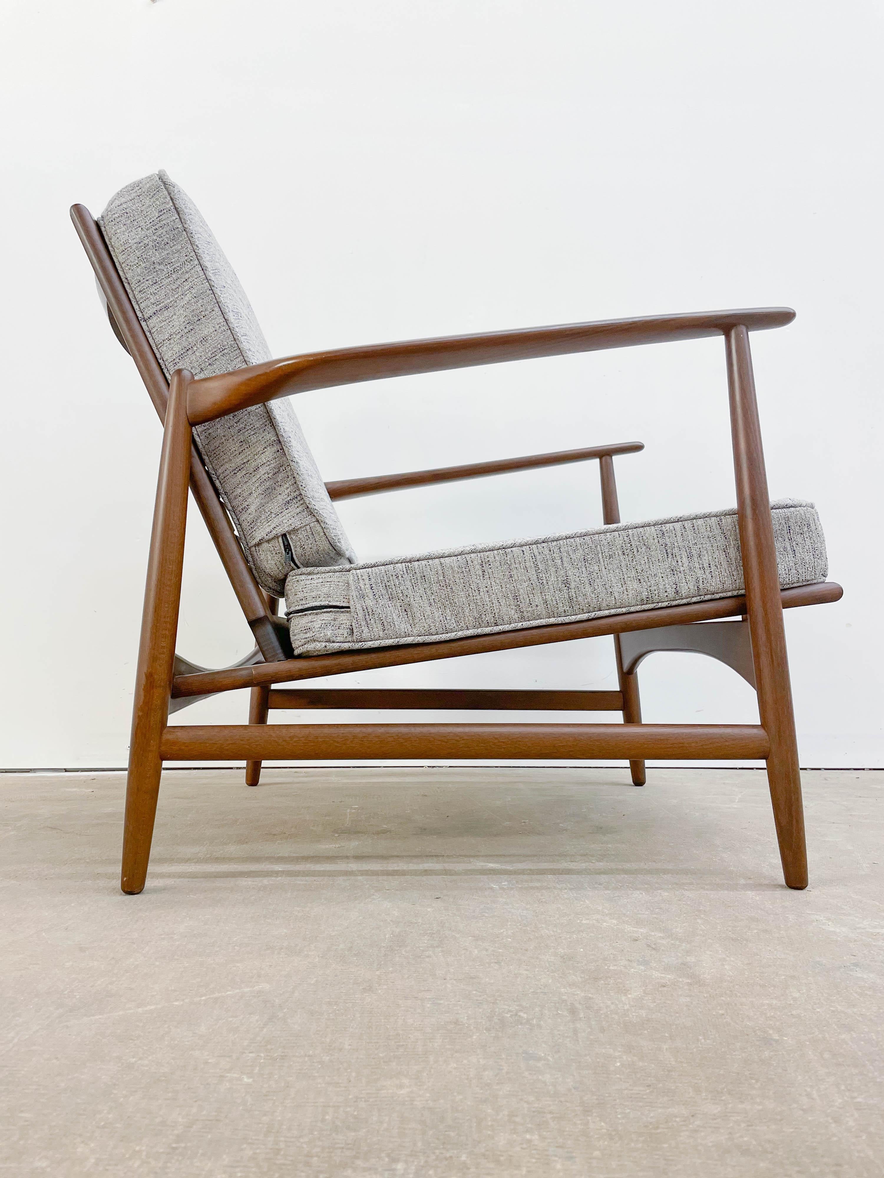 Kofod Larsen Selig Danish Lounge Chair In Good Condition In Kalamazoo, MI