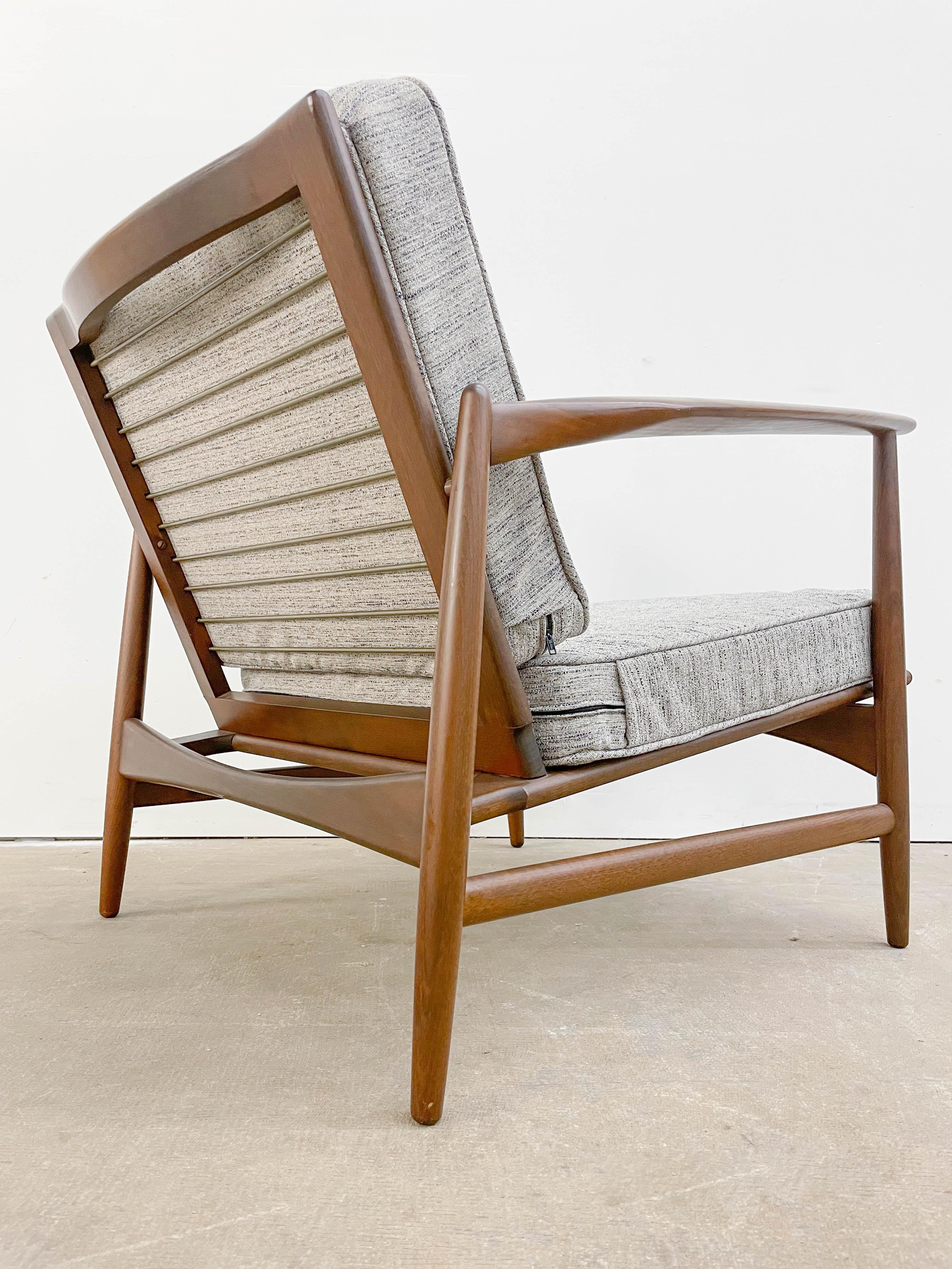 Mid-Century Modern Kofod Larsen Selig Danish Lounge Chair