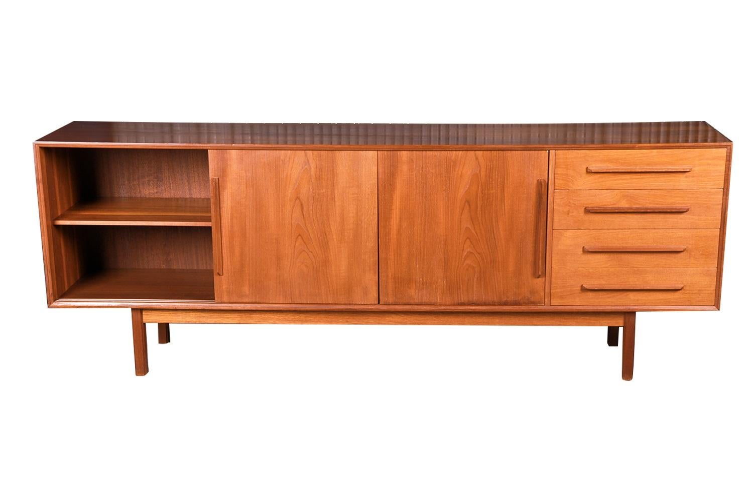 Mid-20th Century Kofod Larsen Teak Credenza Danish Modern Sideboard