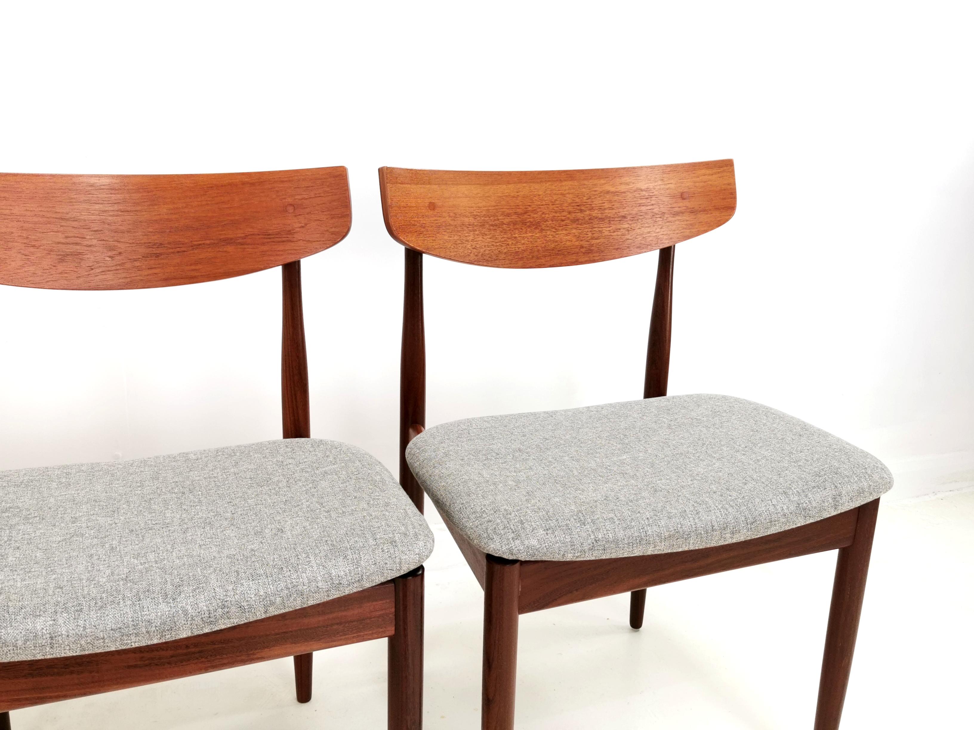 Kofod Larsen Teak G Plan Danish Dining Chairs 1960s Vintage Midcentury Set of 4 1