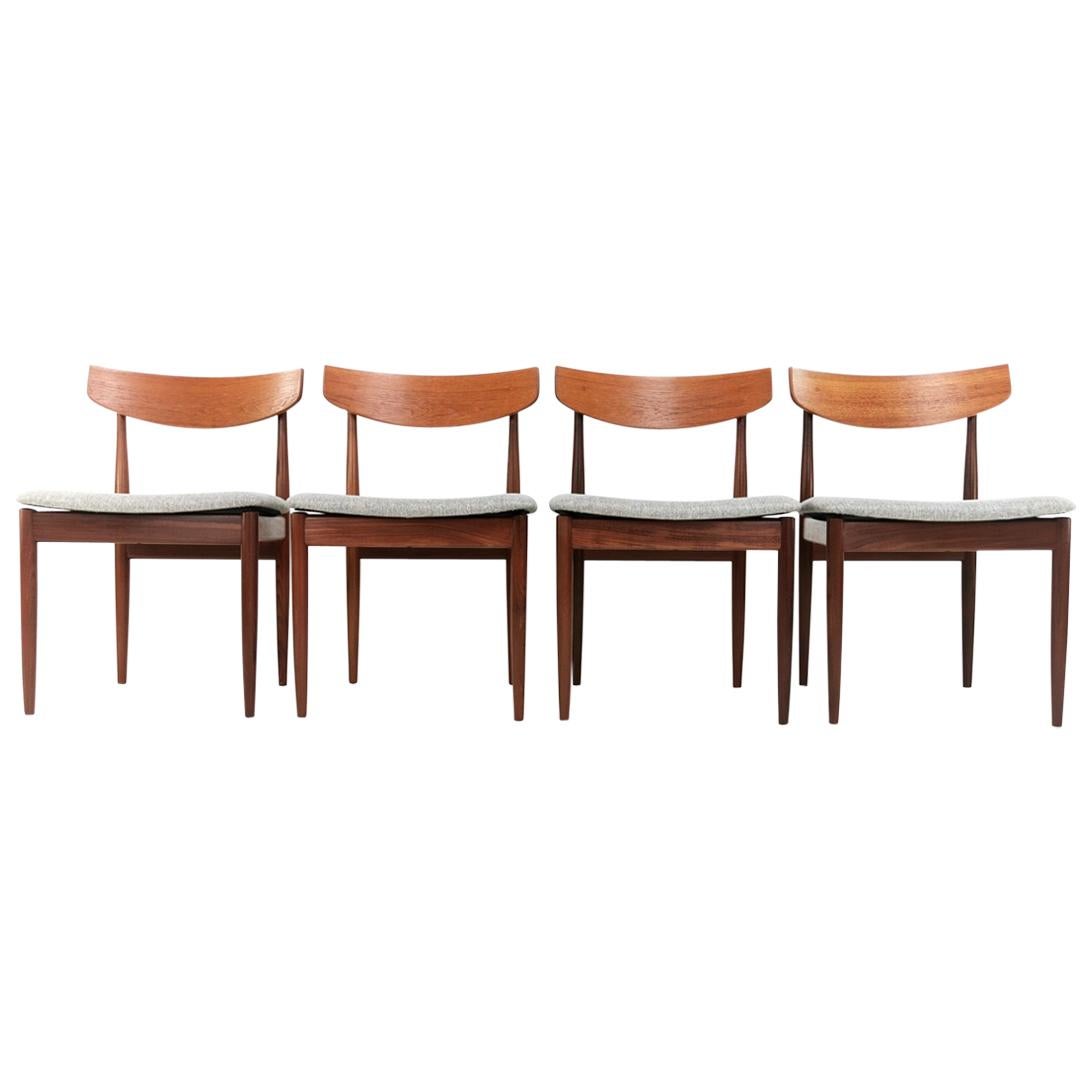 Kofod Larsen Teak G Plan Danish Dining Chairs 1960s Vintage Midcentury Set of 4