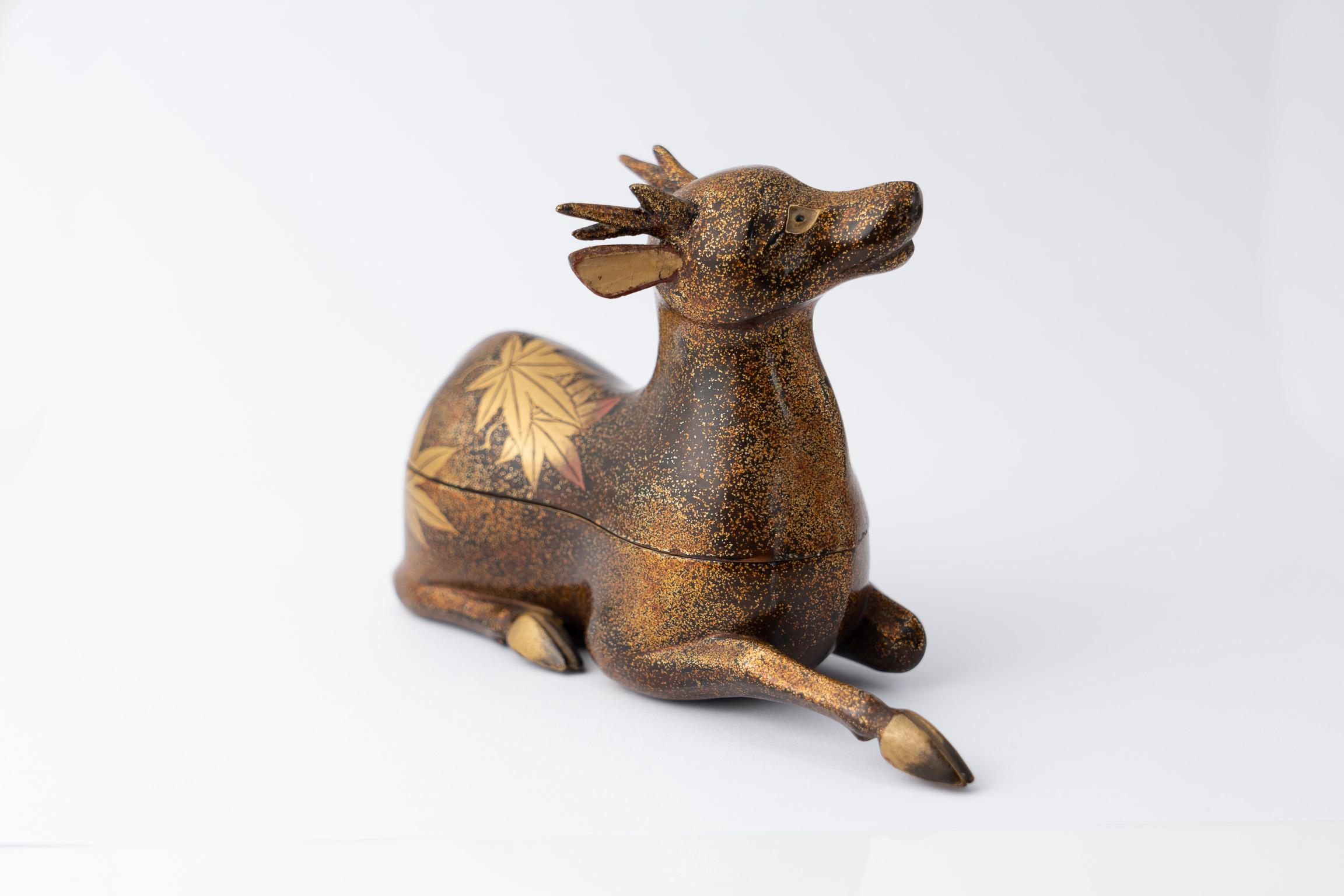 Japanese Kogo in the Shape of a Deer For Sale