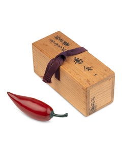 Kogo or incens box in the form of a chili pepper