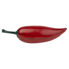 Kogo or incens box in the form of a chili pepper