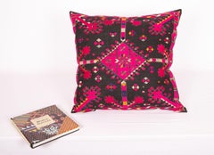 Kohistan Silk Embroidery Pillow Case, Early 20th Century