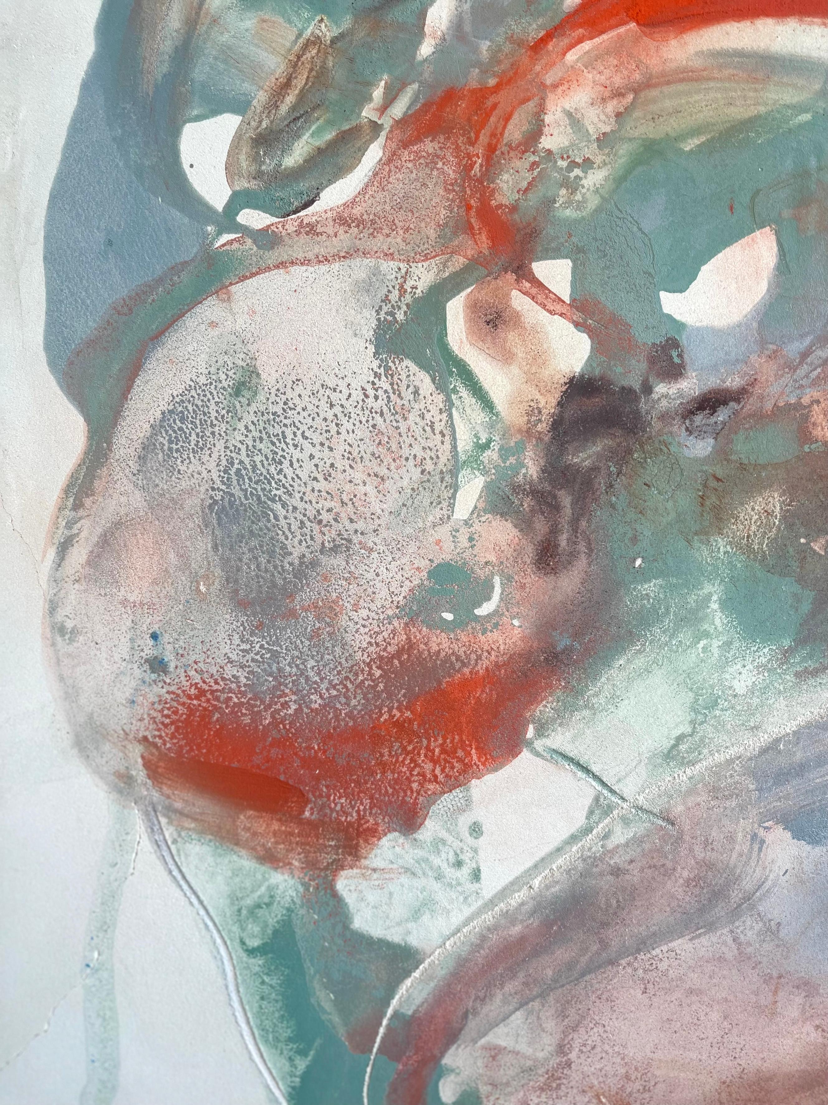 Free fall II - Painting by Kohlene Hendrickson