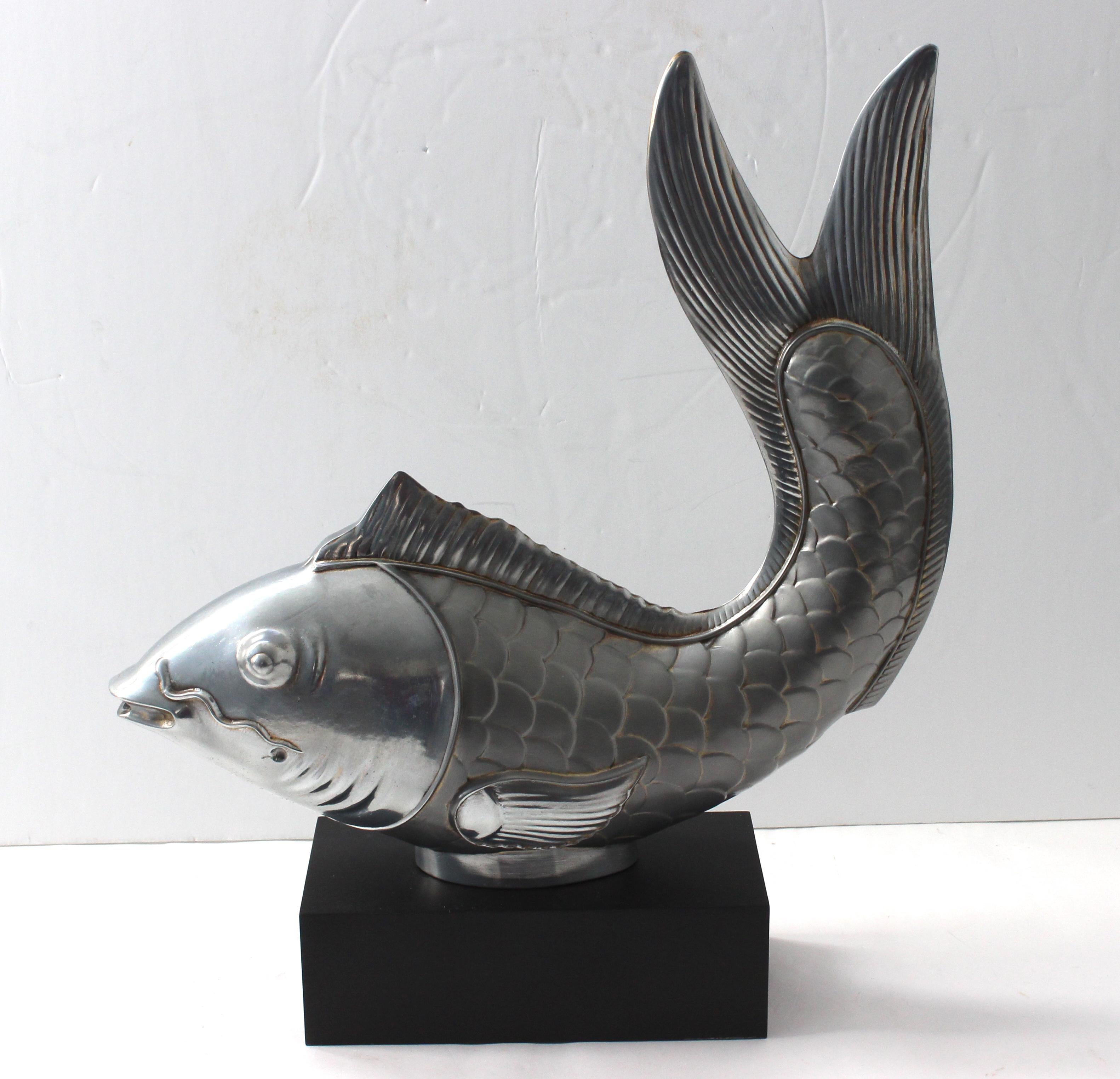 Koi-Ka Koi-Fischfigur von Chapman (Hollywood Regency) im Angebot