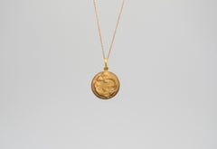 'Koi Fish II' 18K Gold Pendant