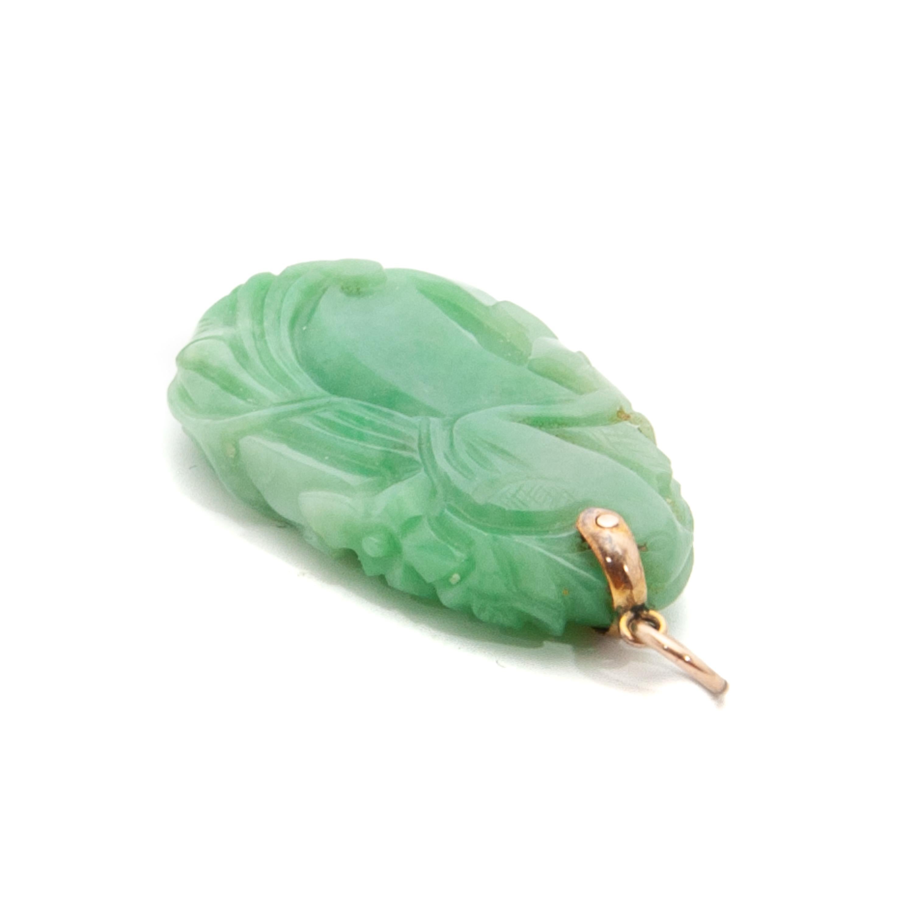 fish jade pendant