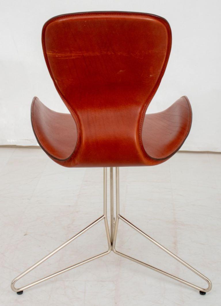 KOI K2 Leather Swivel Office Chair 6