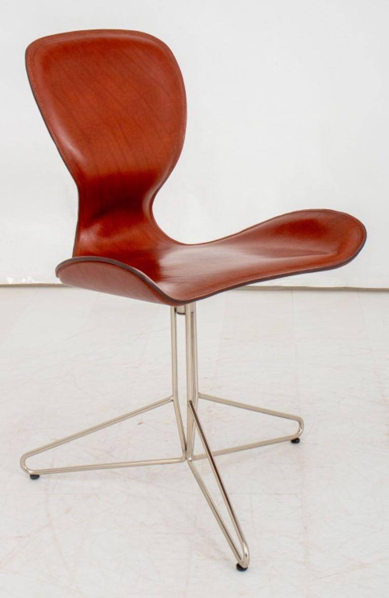 KOI K2 Leather Swivel Office Chair 4