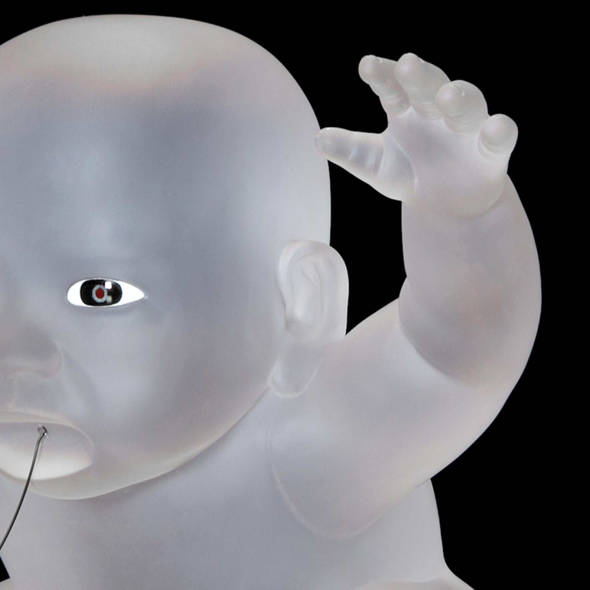 Attacking Baby - Contemporary Sculpture by Koichi Matsufuji