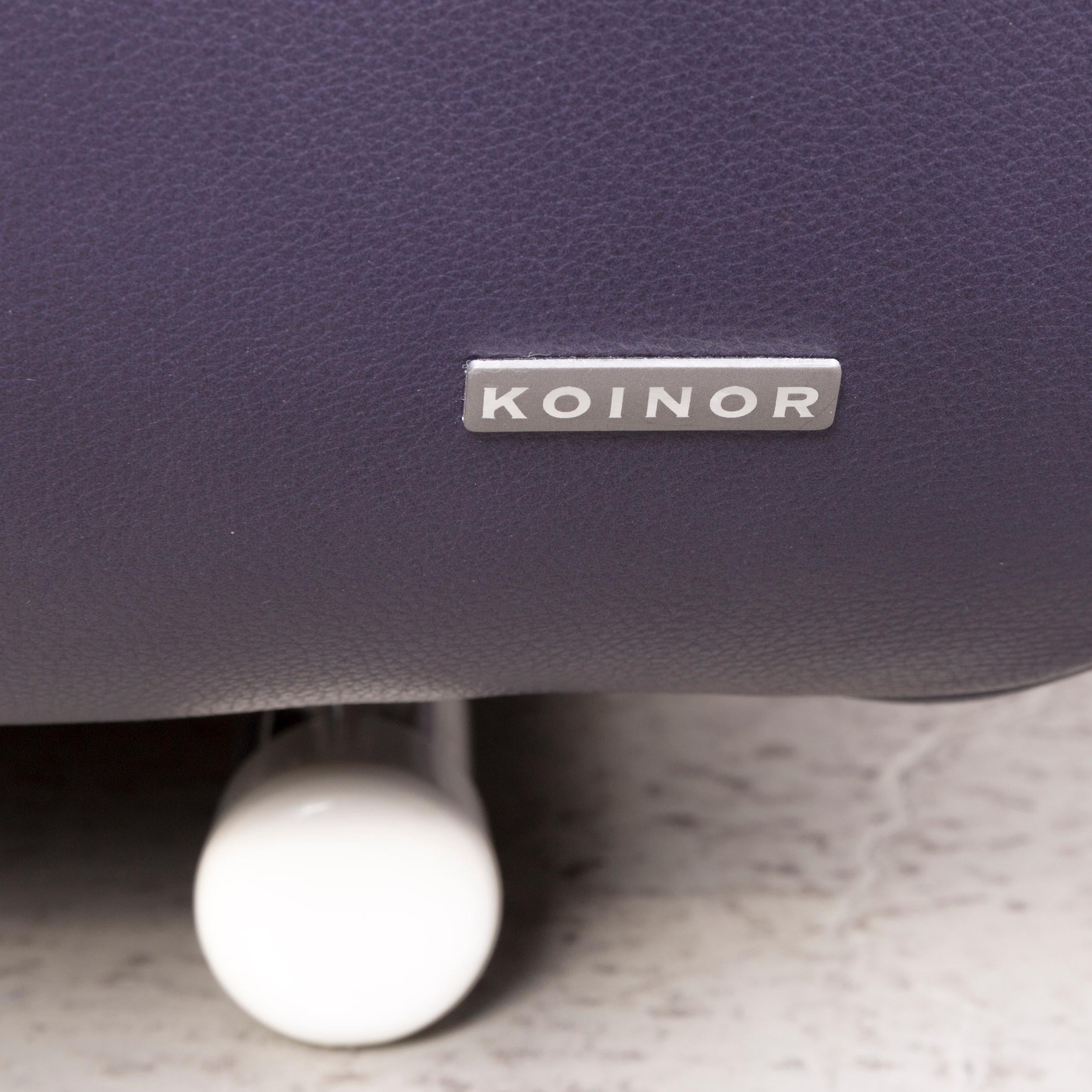 Koinor Avanti Designer Leather Corner Sofa Purple Genuine Leather Sofa Couch For Sale 2