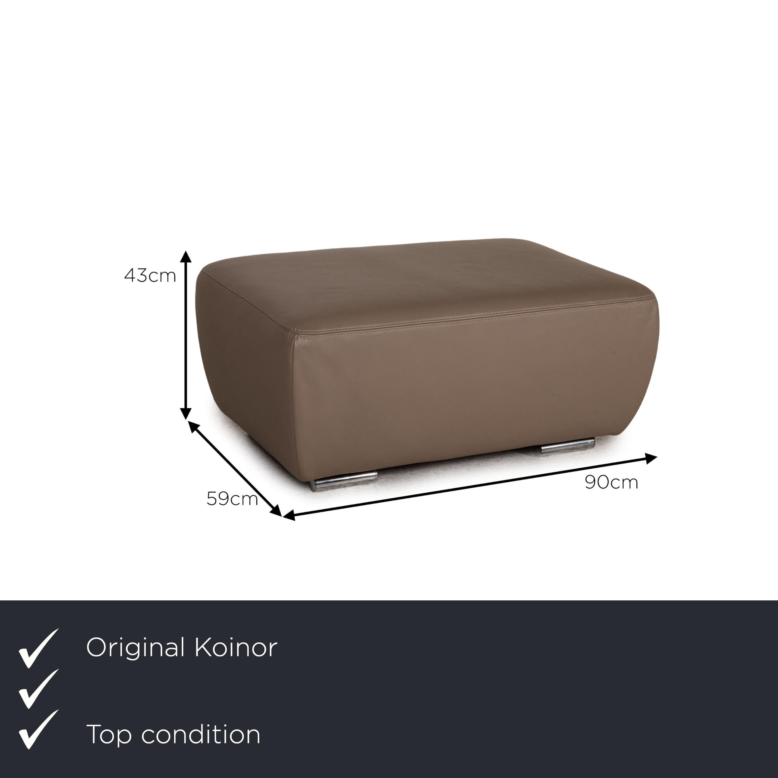 We present to you a Koinor Avanti leather stool beige.

Product measurements in centimeters:

depth: 59
width: 90
height: 43
seat height: 
rest height: 
seat depth: 
seat width: 
back height:

 