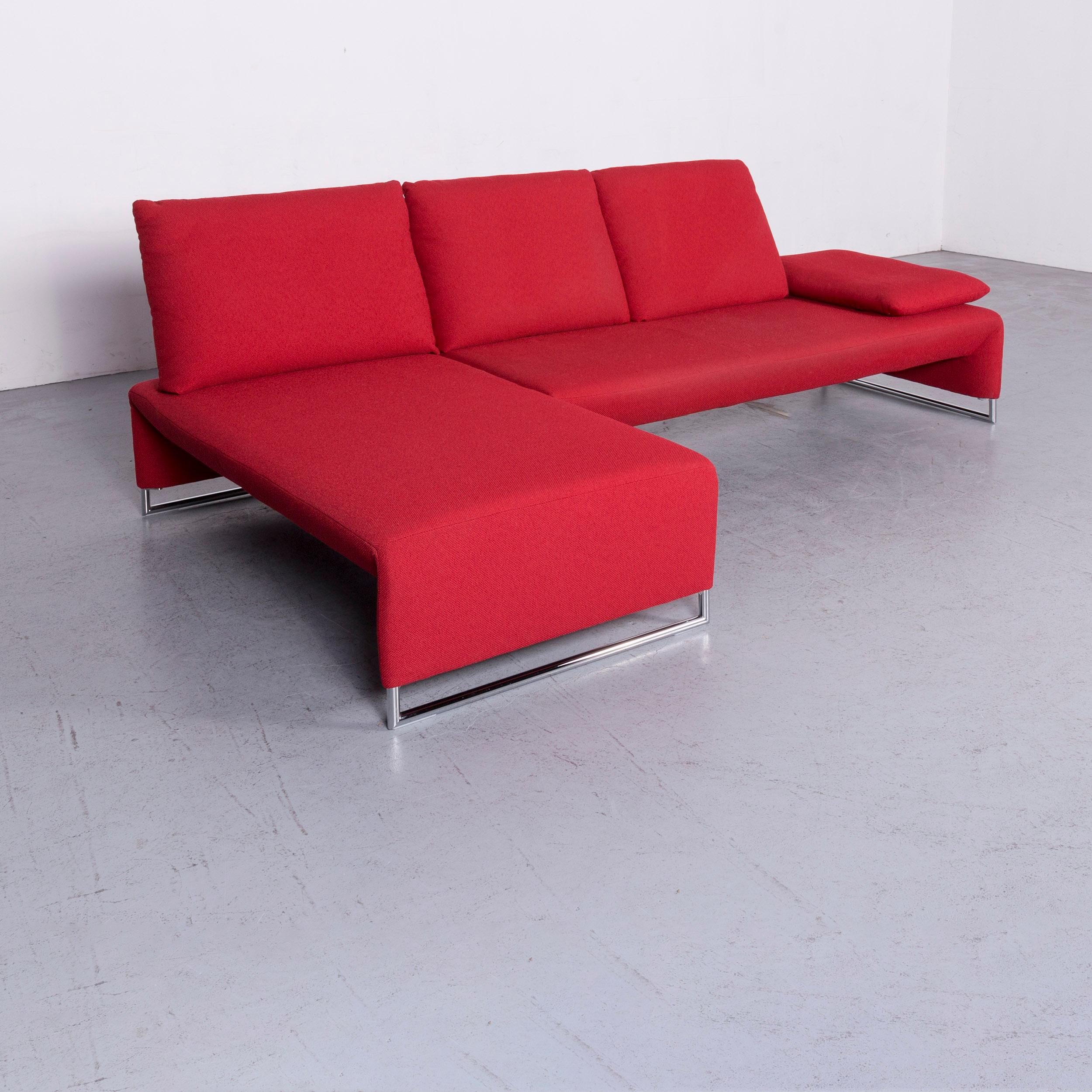 We bring to you a Koinor designer fabric sofa in red corner, sofa couch.