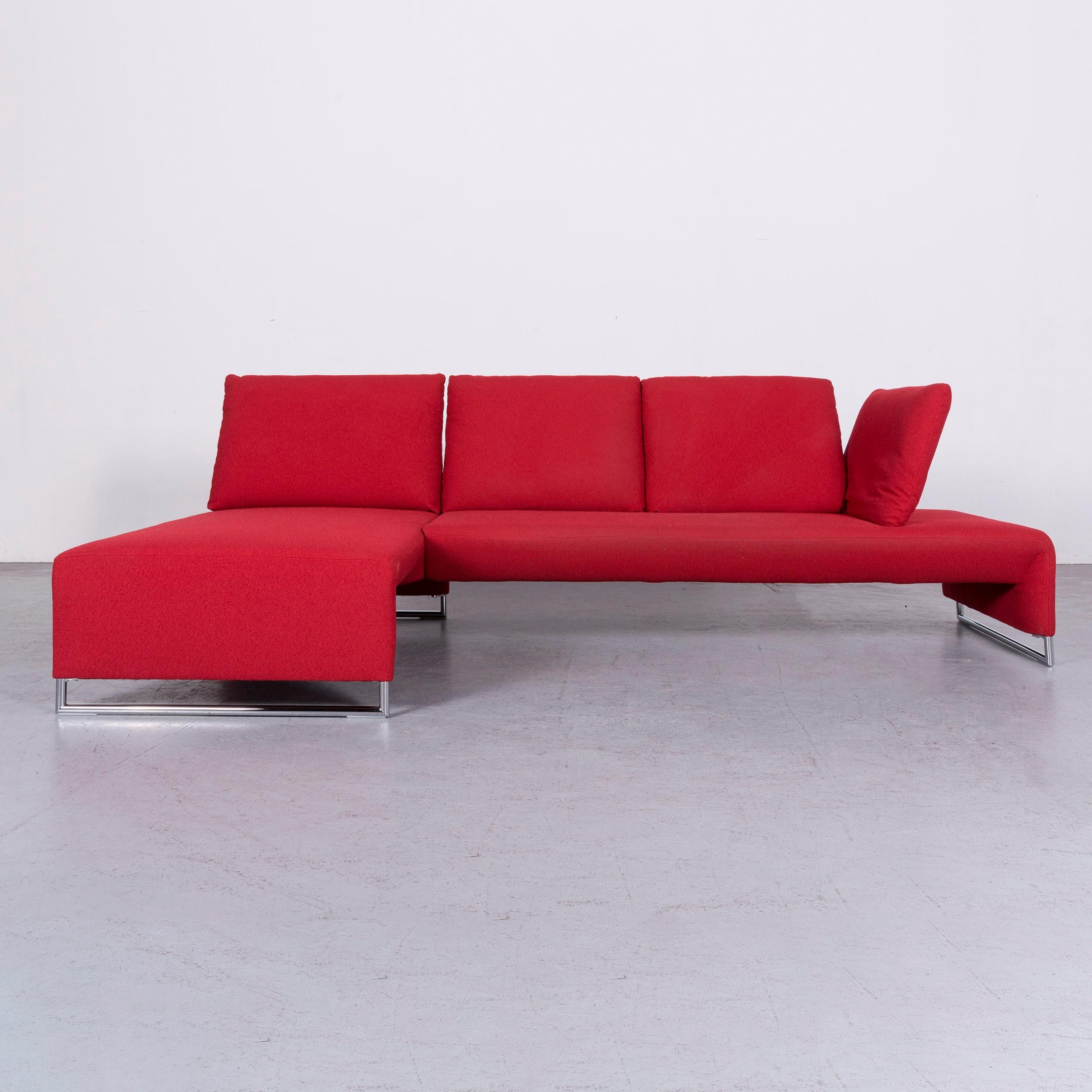 Koinor Designer Fabric Sofa in Red Corner, Sofa Couch In Good Condition For Sale In Cologne, DE