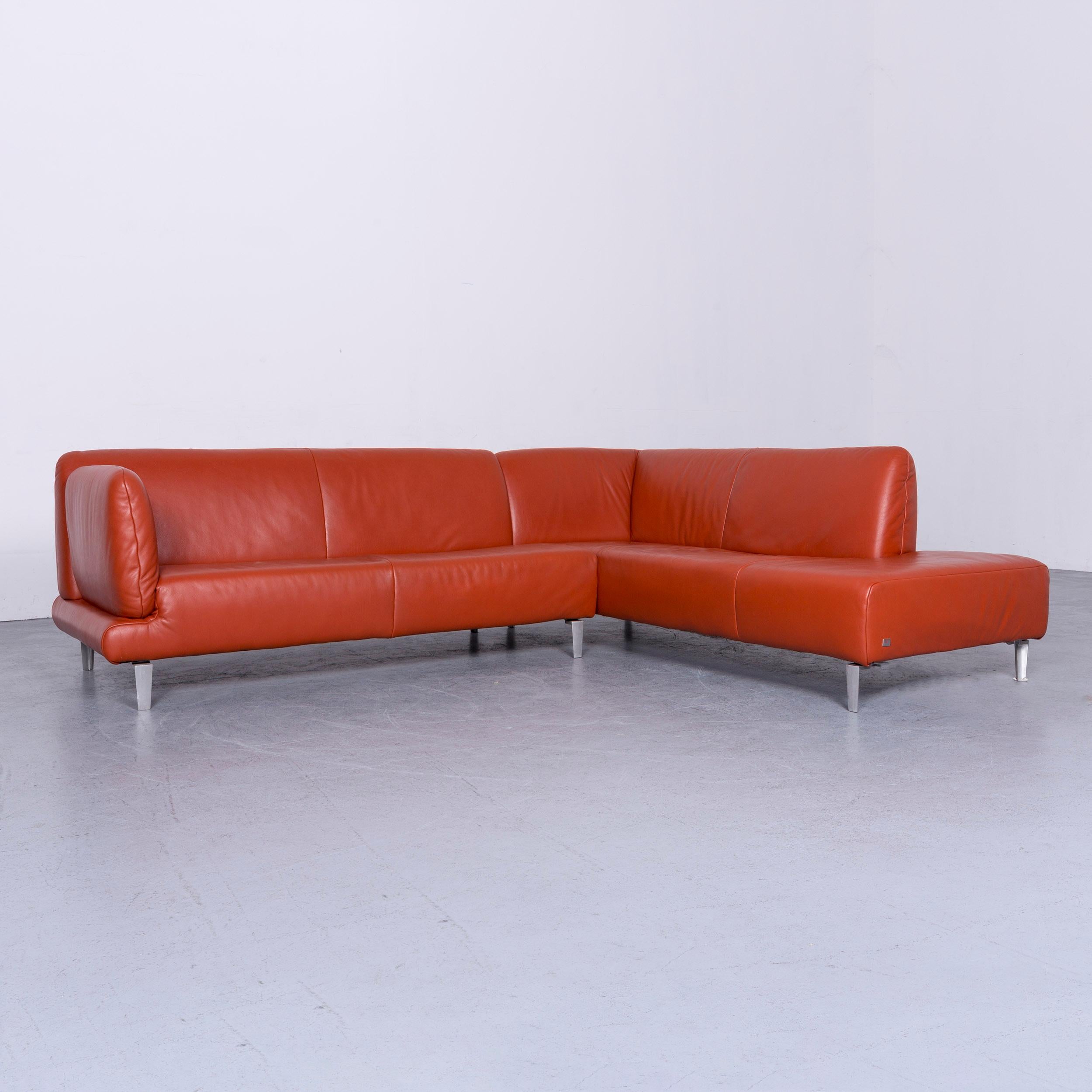 orange corner sofas