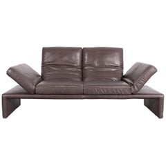 Koinor Designer Raoul Leather Sofa brown Two-Seat Couch