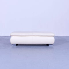 Koinor Donna Leather Foot-Stool Off-White Bench