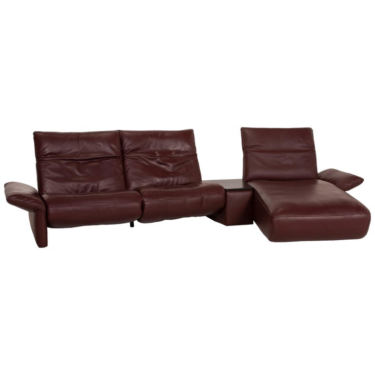 Koinor Elena Leather Sofa Brown Corner Red Dark Function For At 1stdibs Koinor Elena Leather Sofa Brown Corner, Macy S Milano Brown Sectional Leather Sofa