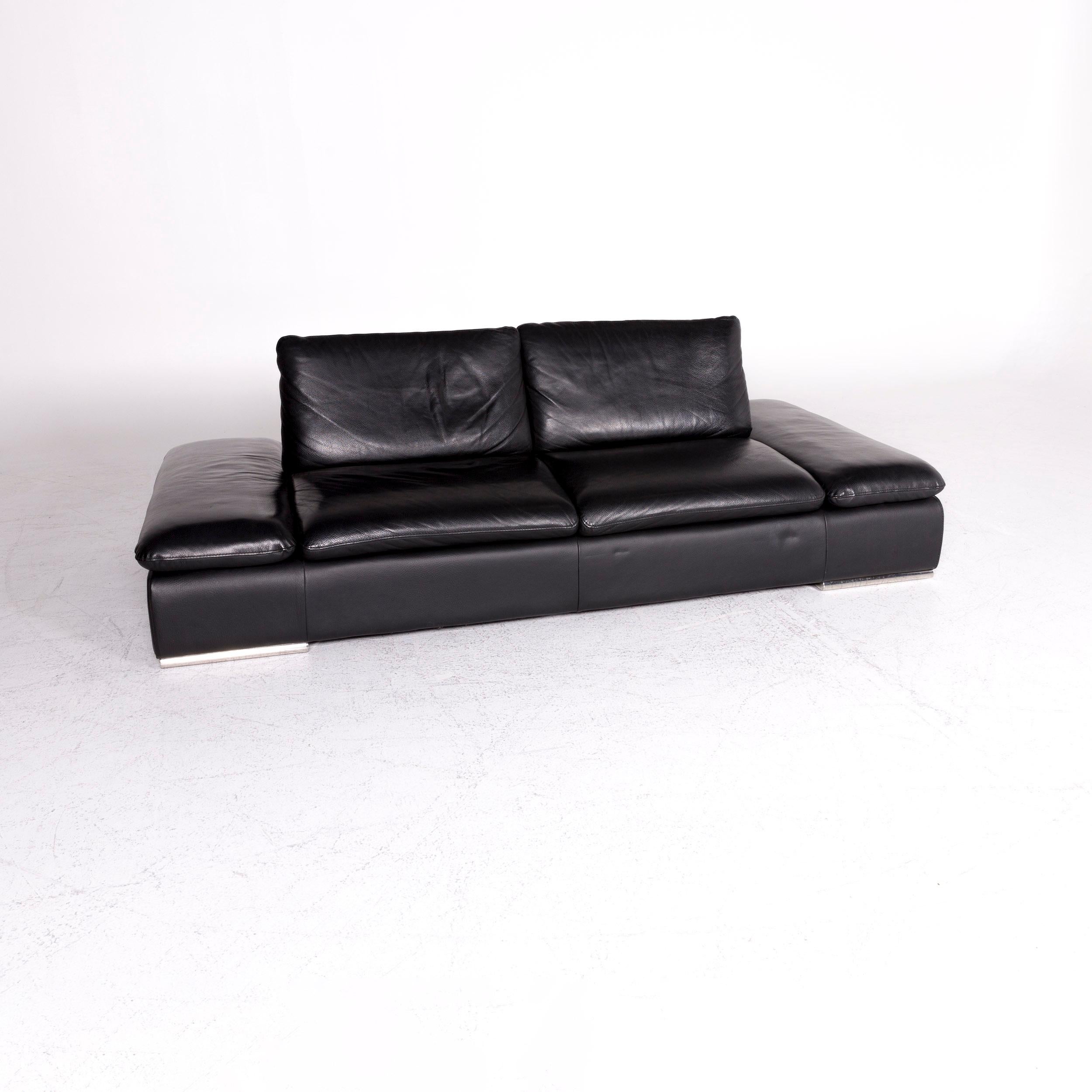 We bring to you a Koinor Evento designer leather sofa black two-seat couch.


Product measures in centimeters:

Depth: 114
Width: 234
Height: 75
Seat-height: 39
Rest-height: 39
Seat-depth: 53
Seat-width: 156
Back-height: 35.

 