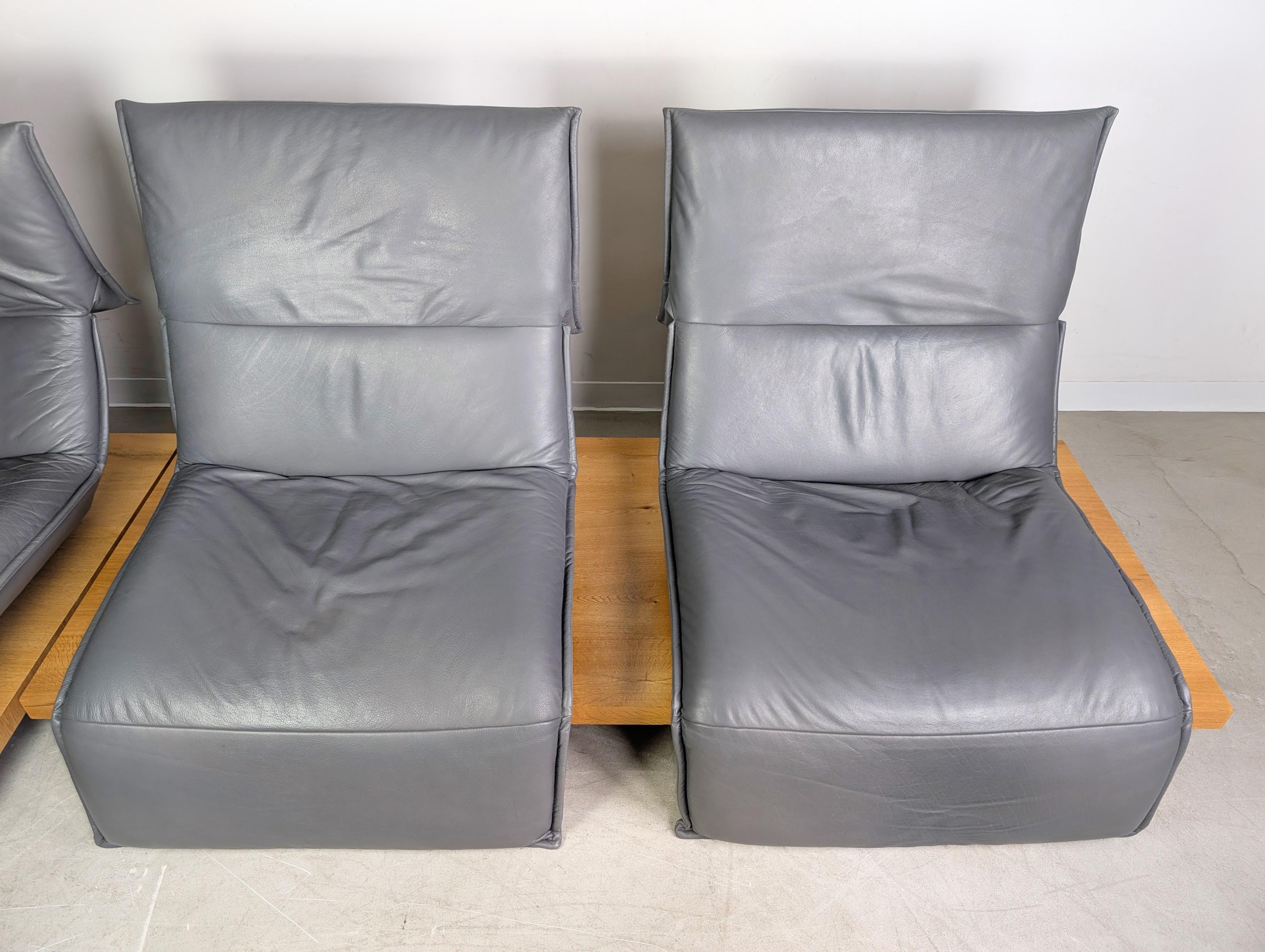 Koinor Free Motion Edit 2 Sofá Sofá Ecksofa Leder Balkeneiche en venta 3